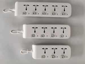 3/4/5way 3USB Cable <strong>Extension</strong> <strong>Socket</strong> Universal Style with Multi Plug OEM Power Strip Separated Switches - Product Image 2