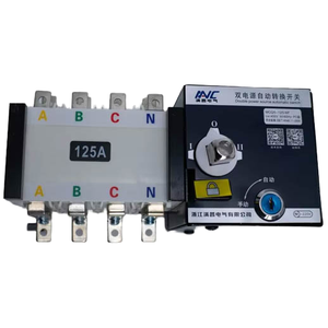 16A-3200A kapasiteli yüksek verimli çift güç anahtarı ile 2P 3P 4P çift güç otomatik Transfer anahtarlama (ATS) - Product Image 2