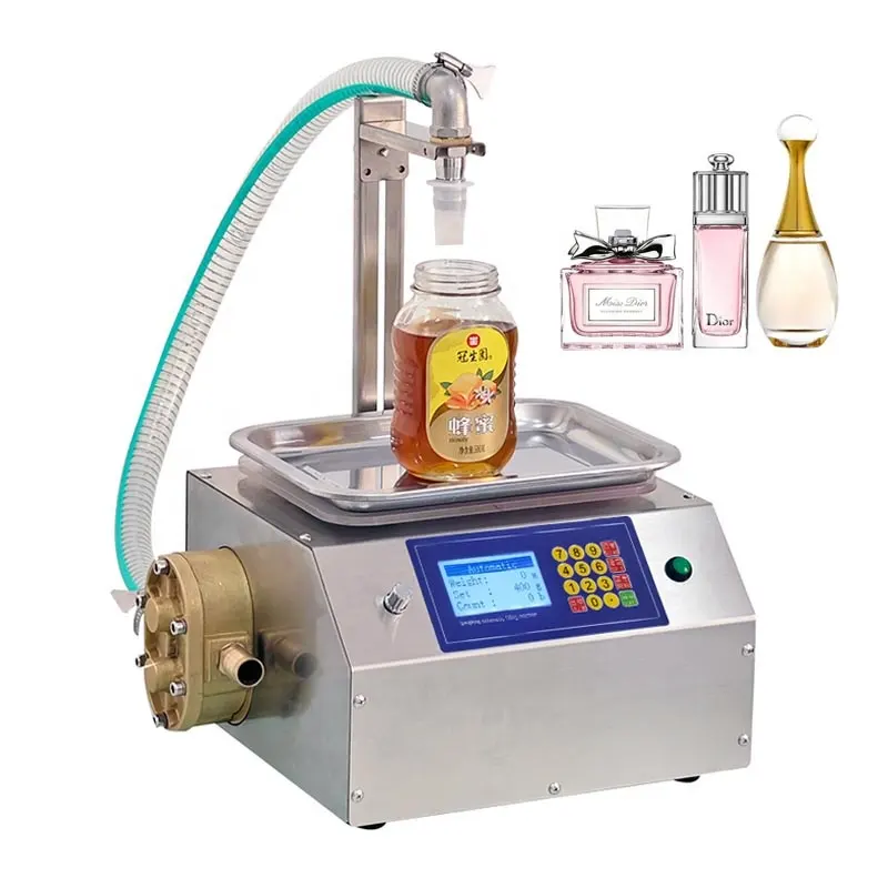 Digital control pump liquid bottle filling machine