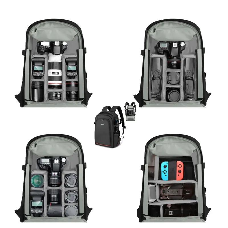 2023 NEW arrival dslr camera bags for photography Lenses PULUZ Waterproof Camera Bag Backpack for travel hiking backpack bag