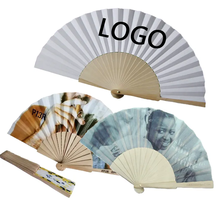 Biểu Tượng Tùy Chỉnh In Giấy Bề Mặt Handmade Quà Tặng Doanh Nghiệp 23Cm Gấp Tay Bằng Gỗ Fan Hâm Mộ