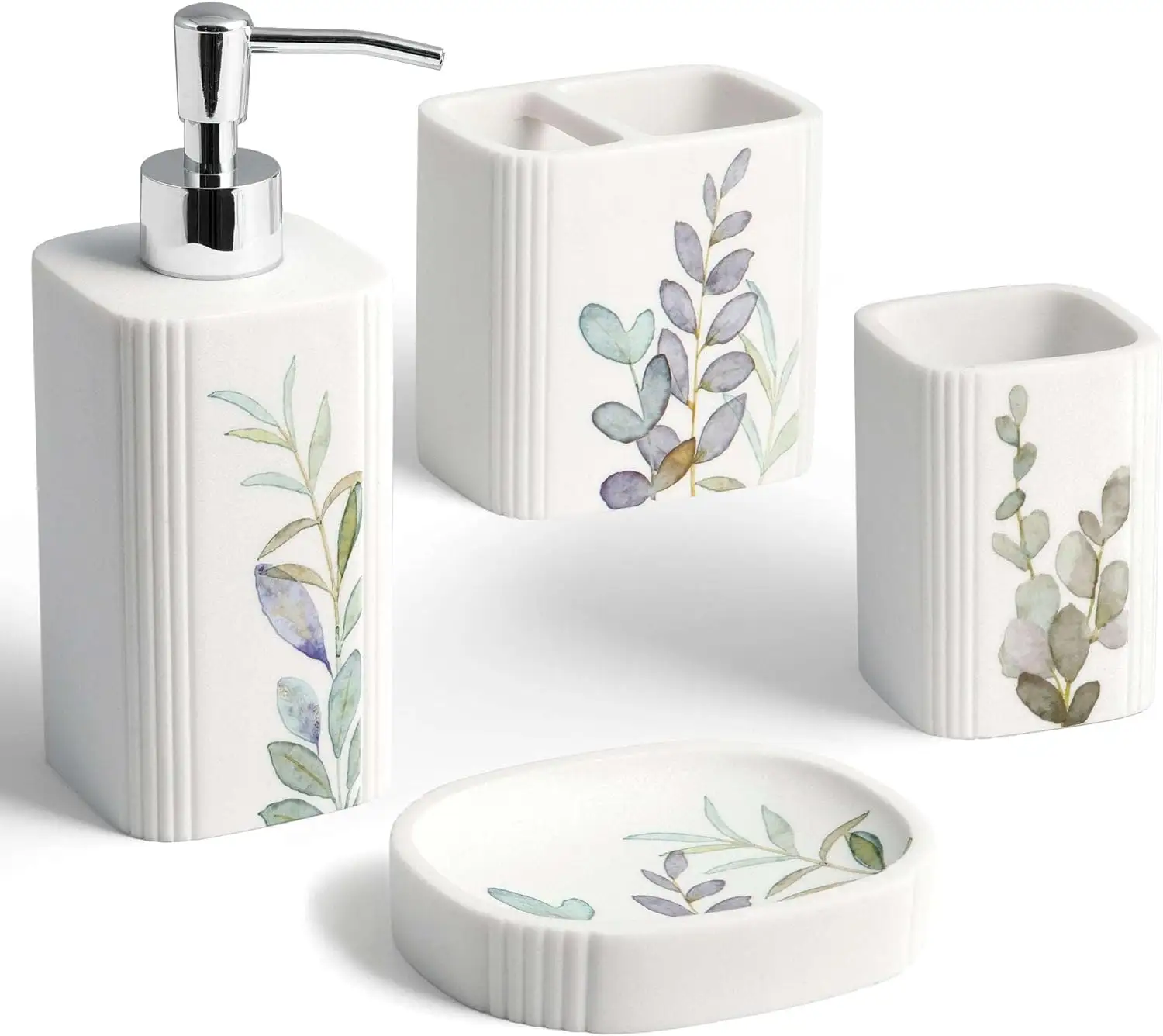 Set di accessori da bagno in ceramica 4 pz,