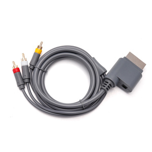 <strong>Gray</strong> HD TV Component VGA HD TV Composite RCA AV Video Cables for <strong>Xbox</strong> 360 Console AV Cables - Product Image 2