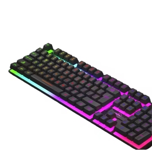 Tasti 104 da gioco tastiera cablata con tastiera colore retroilluminata sensazione meccanica periferiche per Computer E-sport per Laptop Desktop - Product Image 3
