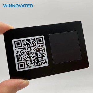 High Quality Personalized <strong>QR</strong> <strong>Code</strong> Printing RFID NFC Metal Business Card - Product Image 1