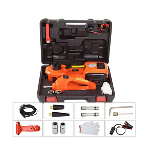Fabrika doğrudan 12V elektrikli jak Set genel Model lastik değişimi acil durum araçları dahil hidrolik makas krikolar Max yükleme 5T - Product Image 4