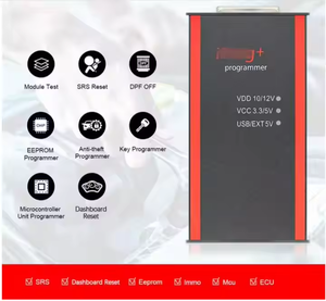Programador ECU IPROG PRO V87 con 11 adaptadores, herramienta de diagnóstico automático para IMMO SRS, reinicio, corrección de kilometraje, herramienta de programador clave - Product Image 3