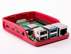Изготовленный на заказ красный и белый цвет Raspberry Pi 4B чехол с бесплатным радиатором - Product Image 5
