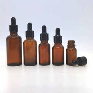 Frasco de vidrio vacío con cuentagotas, frasco de aceite esencial con estampado en caliente, ámbar, 5ml, 10ml, 15ml, 20ml, 30ml, 50ml, 100ml - Product Image 4