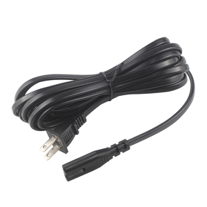 IEC C7コネクタ2ピンオス-メスSPT-1/2 ACケーブル7A125V電源コード