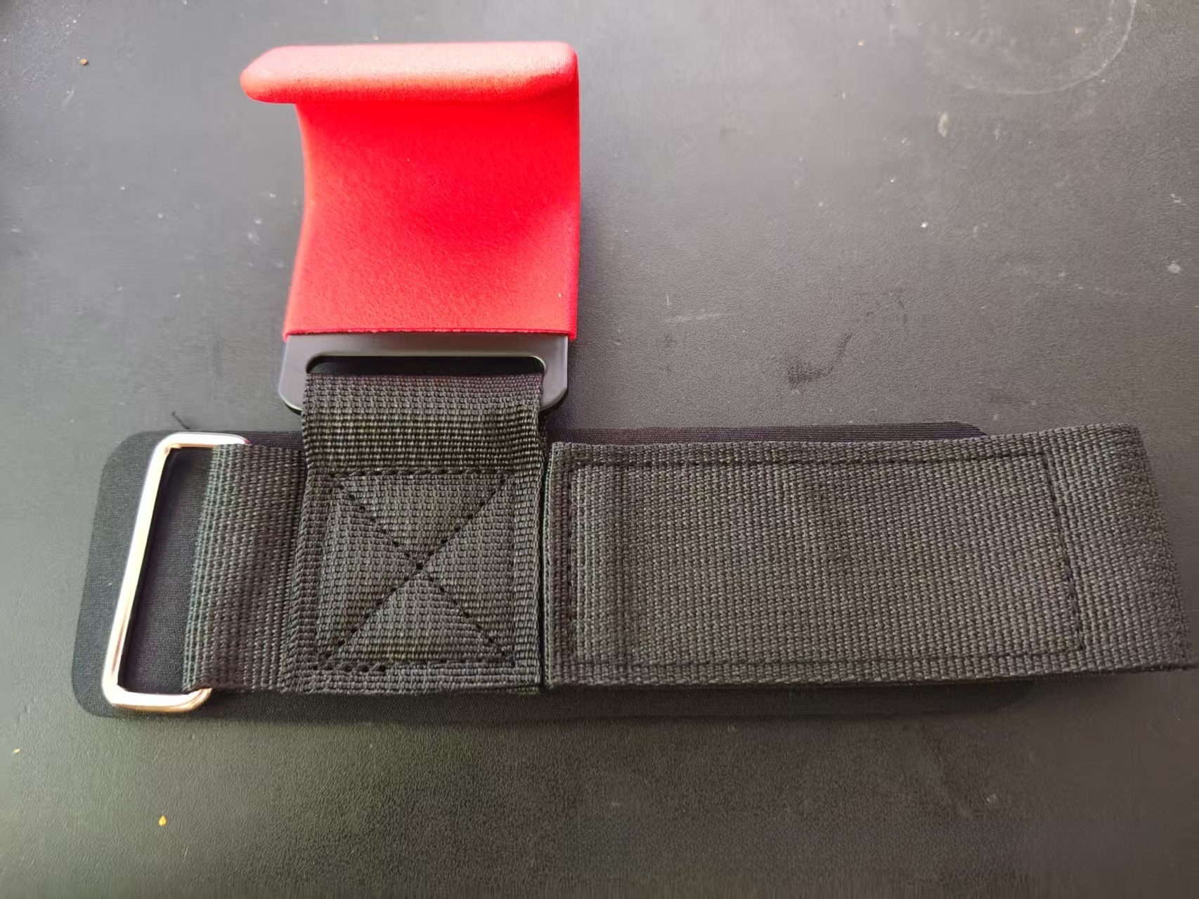 Red # Thickened Coated Steel Plate Hook [Single Pa