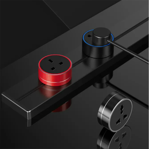 YUNDUO alta calidad 2024 multifuncional inteligente Oficina cocina escritorio Power Rail Track Sistema eléctrico Power Track Socket - Product Image 1