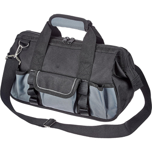BSCI 15 Inch Heavy Duty Electrician <strong>Tool</strong> <strong>Bag</strong> with <strong>24</strong> Pockets, Wide Open Mouth <strong>Tool</strong> Box Organizer Case with Shoulder Strap