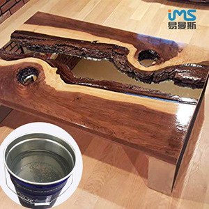 YMS涂料免费样品环氧2k透明木桌漆船漆用法乙氧基树脂表面胶 - Product Image 3