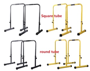 可调钢体操健身房拉俯卧撑平行浸棒，用于浸棒和双杠练习 - Product Image 5