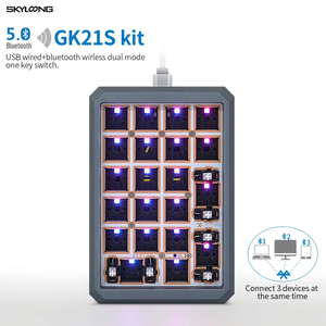 Hot Swappable GK21S GK21 <strong>USB</strong> <strong>Number</strong> Pads <strong>Numeric</strong> <strong>Keypad</strong> Custom Mechanical <strong>Keyboard</strong> Kit - Product Image 5
