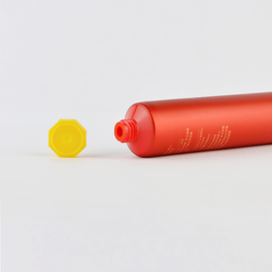 Küçük boş kozmetik BB krem ambalaj mat kırmızı ABL sıkmak el kremi plastik yumuşak tüp sekizgen kap 15ml 20ml 30ml - Product Image 3