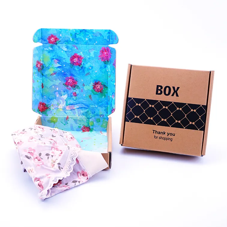 Caja de papel corrugado personalizada para cuidado de la piel para mujer, embalaje de productos de belleza pequeña, color rosa, diseño gratis