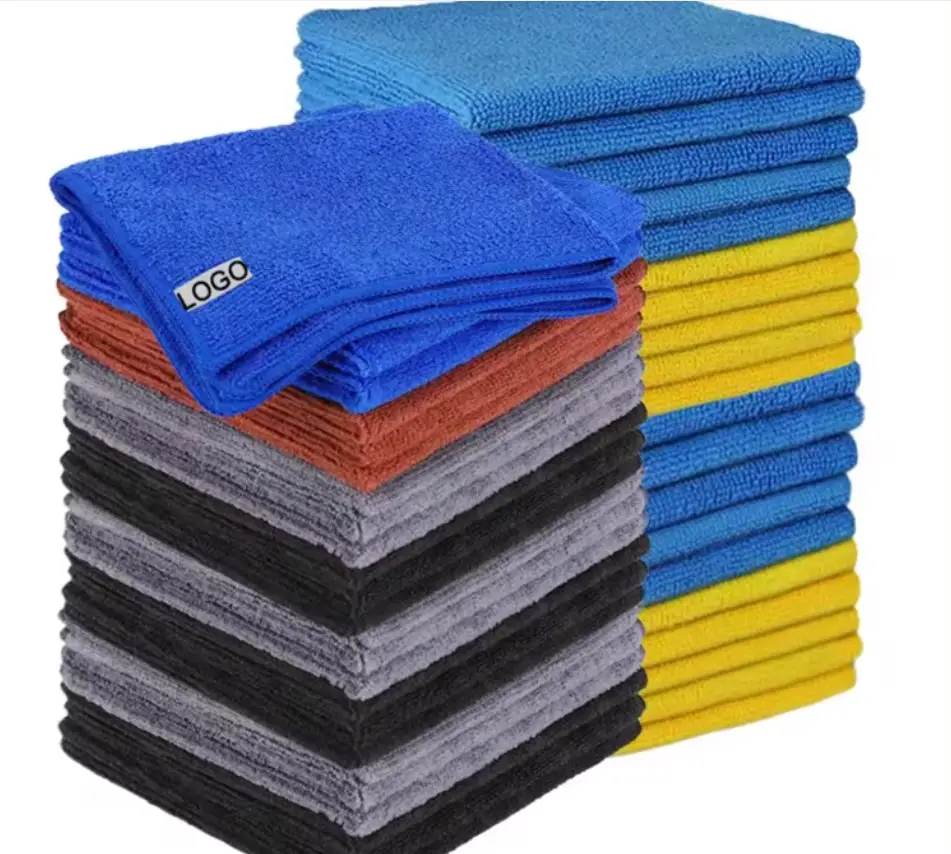 Hot sale Quick-Dry Custom microfiber kitchen/car glasses screen window magic cleaning cloths microfiber car wash towel