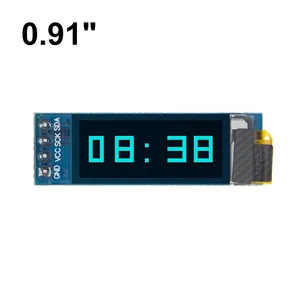 Modulo OLED da 0.91 pollici 0.91 "bianco blu 128x32 LCD LED Display 0.91" IIC comunicare per Arduino