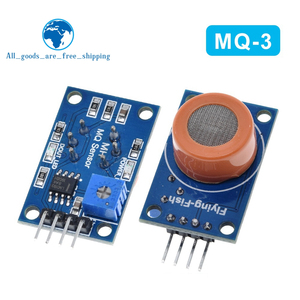 TZT MQ-3 Alkohol-Sensormodul Alkohol-/Ethanol-Gas-Sensitiv-Detektionsmelder für Arduino