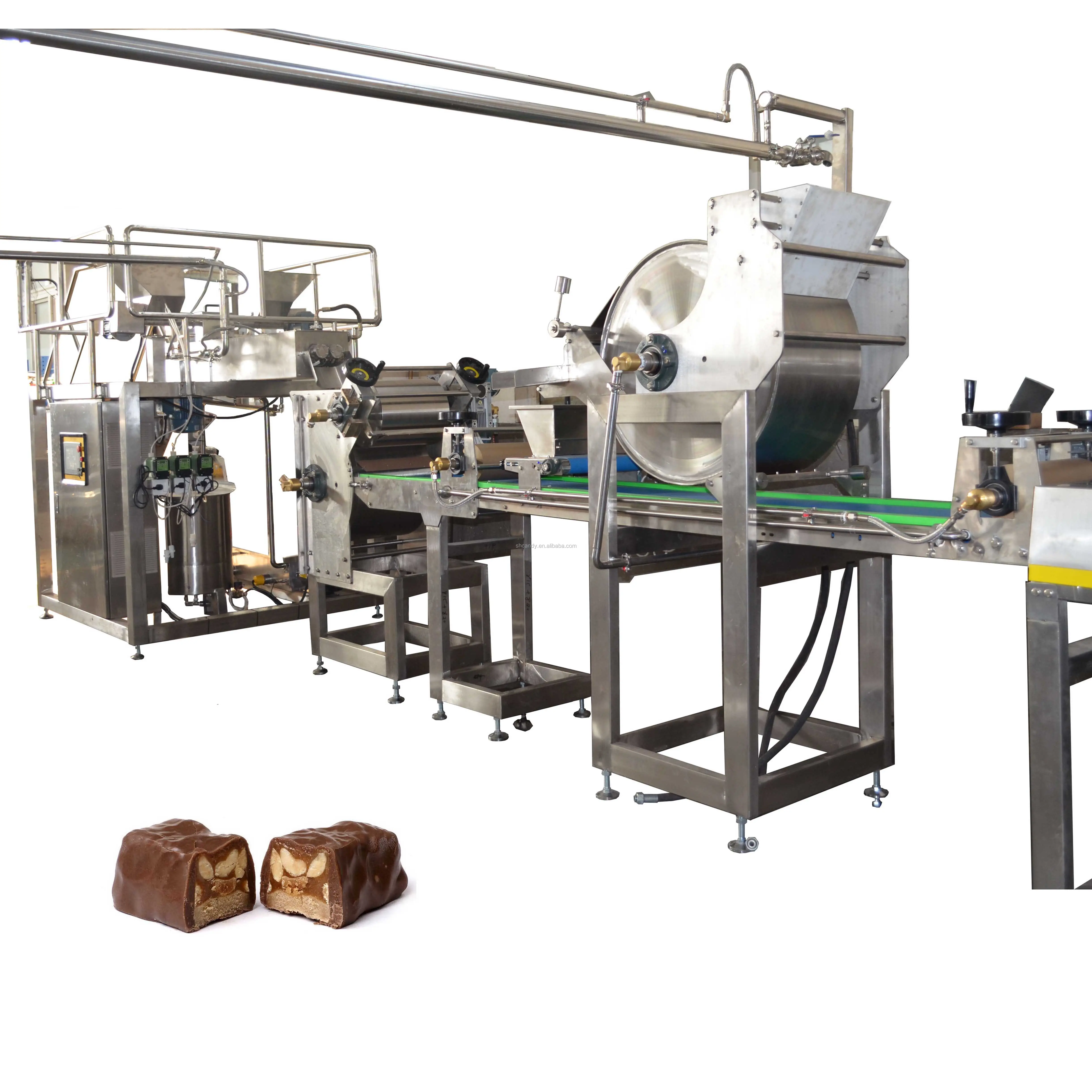 Automatique Snack Protéinés Chocolat Chaîne de Production De Barre De Céréale