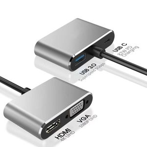 USB 3.0 Cable <strong>to</strong> HD-Ml &amp; VGA HDTV <strong>Adapter</strong> HDM*I 1080P VGA <strong>Adapter</strong> with USB 3.0 100W PD Charging Port - Product Image 3