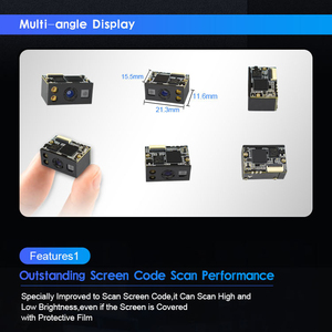 <strong>Raspberry</strong> <strong>PI</strong> Mini 2D <strong>Barcode</strong> Reader Fast <strong>Scanning</strong> POS QR Code Scanner <strong>Module</strong> for Mobile PDA