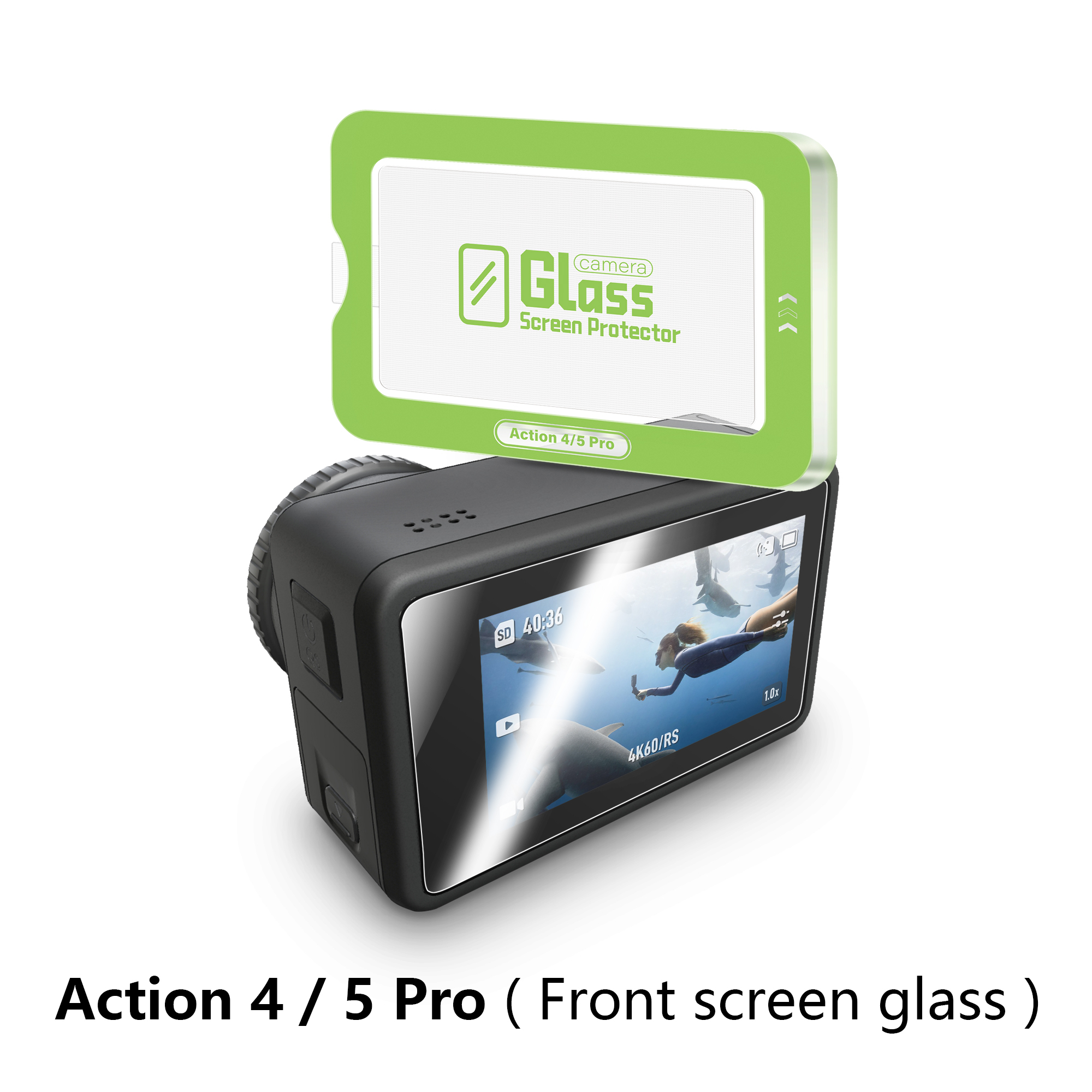 Cristal frontal HD transparente