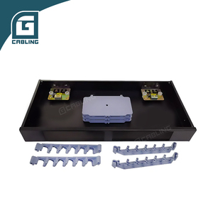 Gcabing FTTH 1U * 19 "SC 24端口ODF价格壁挂式ODF机柜24端口光纤配线架价格Odf - Product Image 1