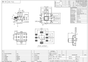 TS-1502 interruttore a pulsante di navigazione a 4 vie Joystick multidirezionale multidirezionale - Product Image 2
