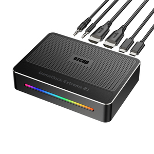 EZCAP364 GameDock Extreme 2.1 8K60 Video Capture Card VRR HDR RGB888 LPCM5.1 7.1 Audio <strong>HDMI</strong> USB PS5 X Box Live Streaming Camera - Product Image 1