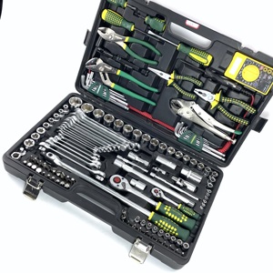 134 pcs שילוב כלי יד יצרני שקע חובה כבד כלי תיבת סט סט ערכות כלי מכונאי