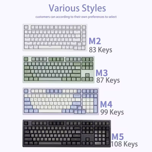 Teclado con cable USB personalizado OEM 75% 83 teclas RGB interruptor rojo azul intercambiable en caliente Teclado mecánico profesional para juegos para computadora portátil