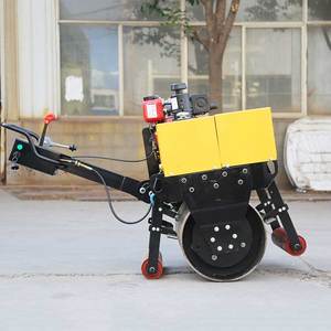 Ce được phê duyệt xây dựng đường bộ máy móc xách tay rung Con lăn nhỏ nhỏ compactor rung đường lăn máy để bán - Product Image 2