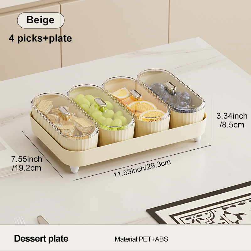 Beige 4+plate