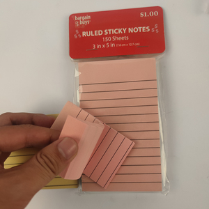 2023极简高价值学生用简单的水平线写便条纸，儿童记事本 - Product Image 6