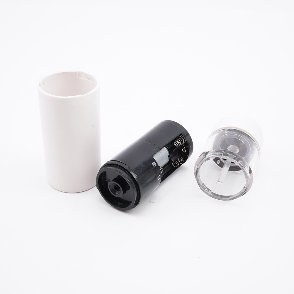 electric gravity pepper grinder salt mill with white adjuster
