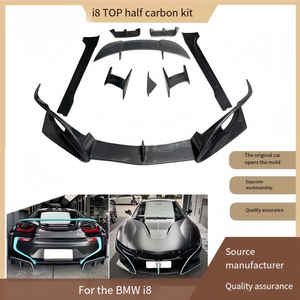 2015年から2021年までのセミカーボンフロントとリアバンパーキットを備えたBMW I8 TOPモデルに適しています。 - Product Image 2