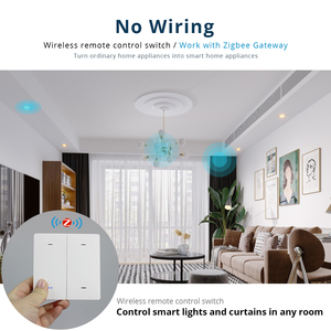 Zemismart Tuya Zigbee Smart Switch Wireless con 4 Bande di Muro Interruttore Della Luce A Distanza di Controllo Timer Vita Intelligente App - Product Image 2