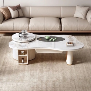 Mesa de té moderna de Kung Fu para sala de estar, combinación de soporte de té multifuncional - Product Image 2