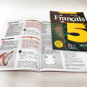 หนังสือปกแข็งสำหรับเด็กบริการพิมพ์ลายด้วยการพ่นสีพ่น