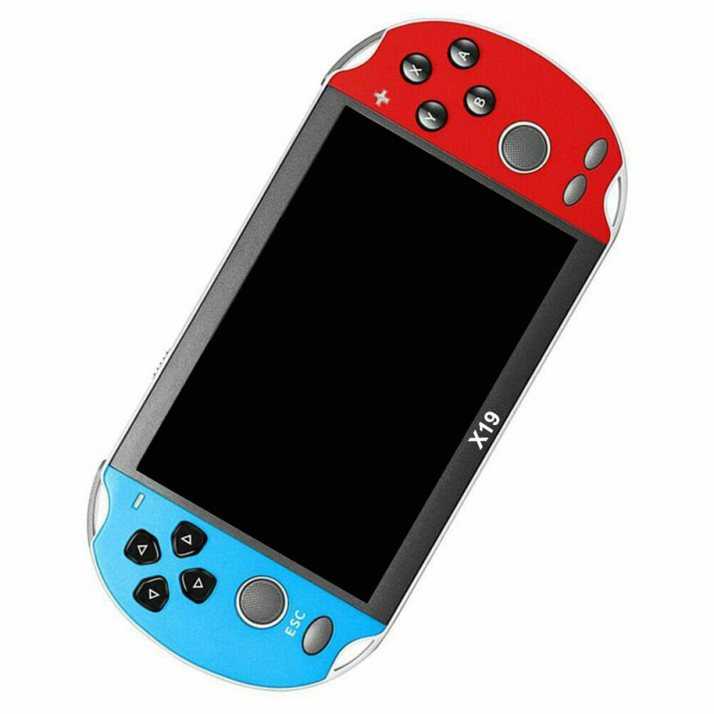 Blue and red