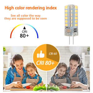 หลอดฮาโลเจนเทียบเท่า G4ไม่มีไฟกะพริบ LED ราคาถูก Ac220v แรงดันไฟฟ้าต่ำ5W ซิลิกาเจล115W LED ไฟข้าวโพด AC DC 12V - Product Image 5