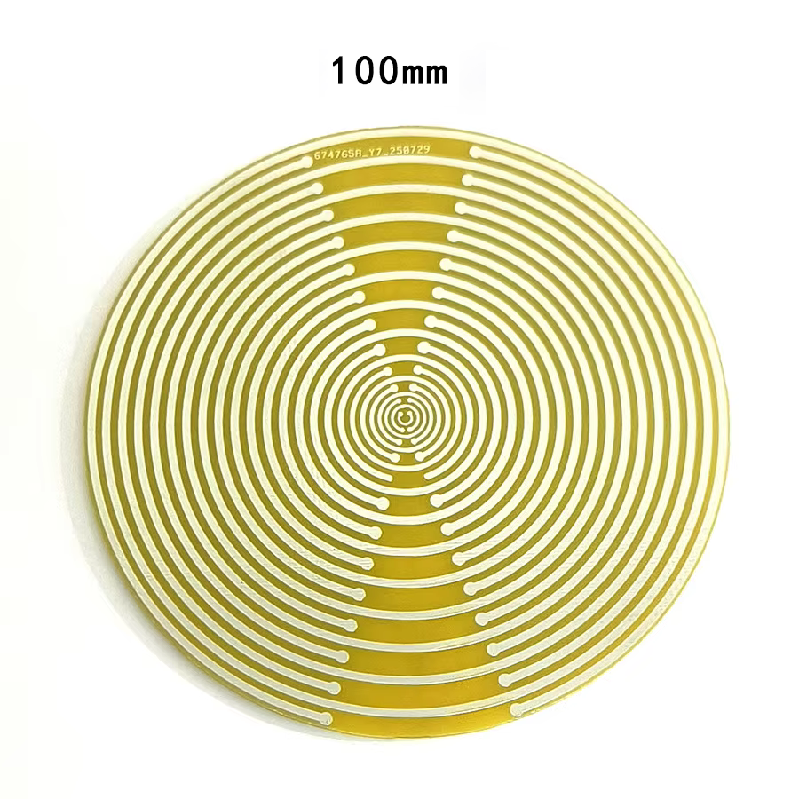 Disque polarisé jaune 100 mm