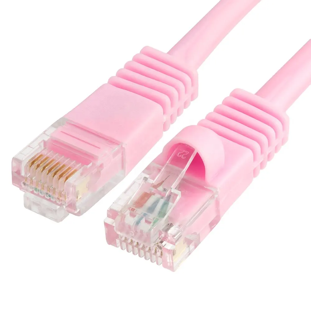 Cable de comunicación Cat5e Cat6 Cat7 24/23/22AWG Cable de conexión Ethernet Cat6e Cat6a UTP FTP SFTP RJ45 Jumper Cable de red LAN