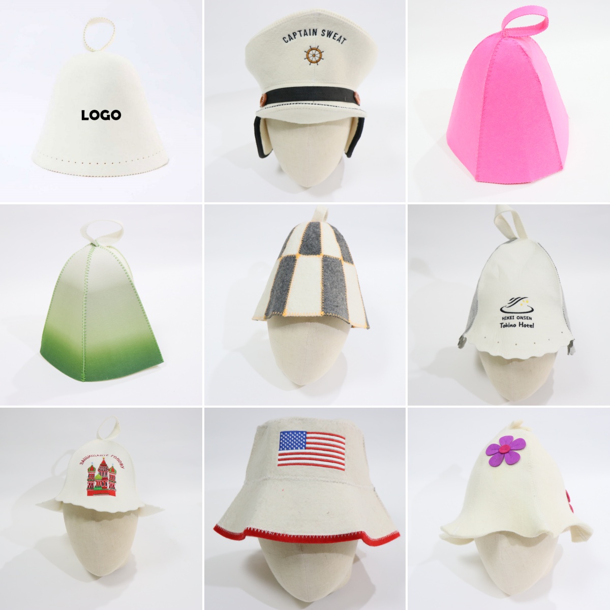 Personnalisez votre propre bonnet de sauna