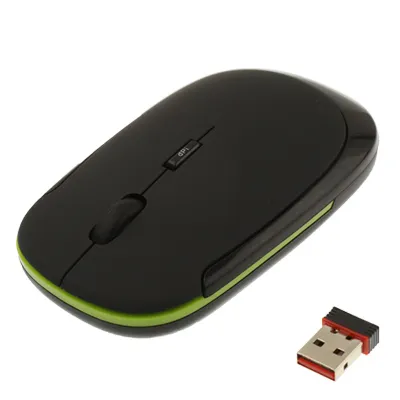 Hot Selling 2.4GHz USB Wireless Ultra-thin Silent Laptop Computer Mouse