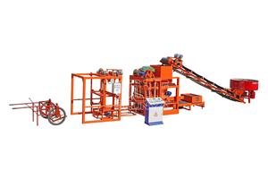 Intelligente sistema di controllo intelligente blocco di cemento blocco macchine di stampaggio QTJ4-25 blocco e mattone che fa la macchina - Product Image 3