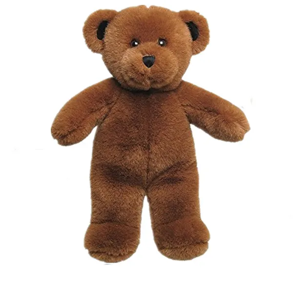 Oso de peluche marrón con nombres de moda, bonito oso de peluche de pie para regalos de cumpleaños, venta al por mayor
